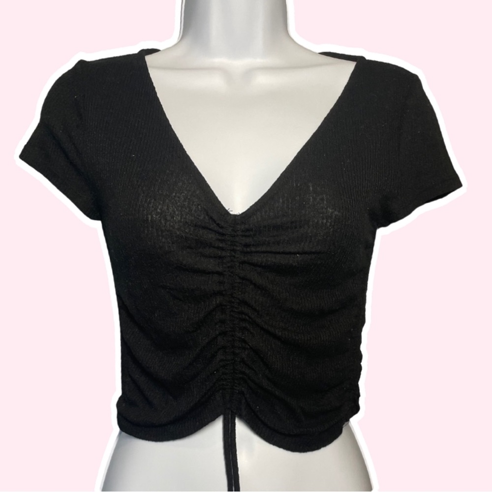 black crop top